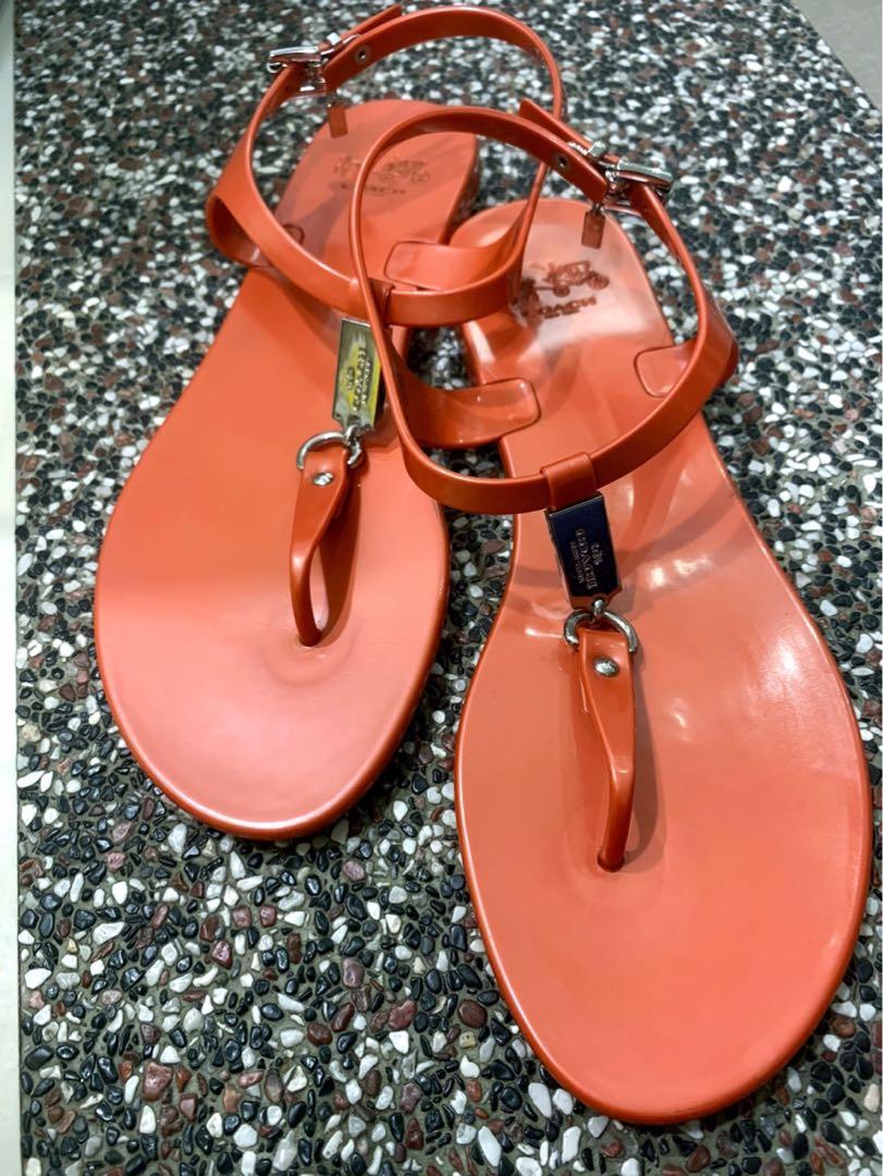 coach sandals jelly