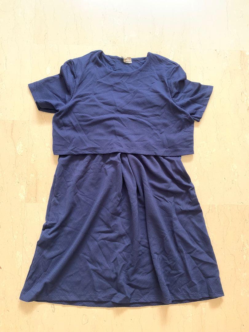 Comfy Excellent condition ASOS Blue Maternity breastfeeding dress, Women's  Fashion, Dresses & Sets, Dresses on Carousell