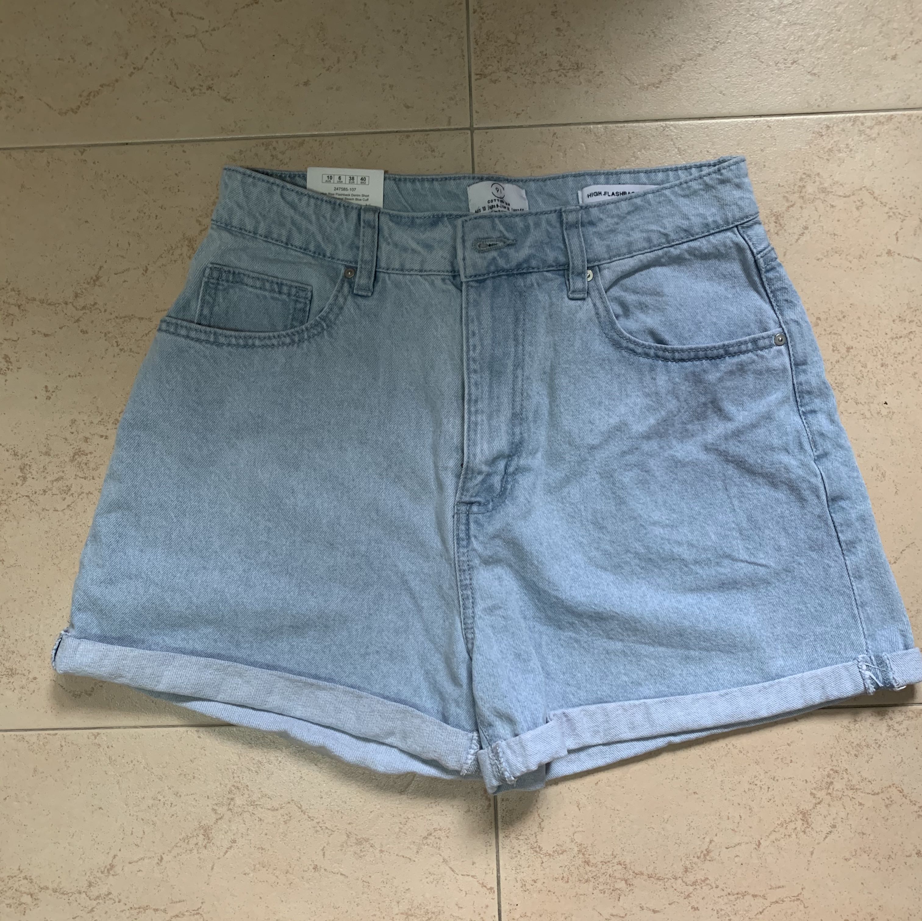 Flashback Denim Shorts 