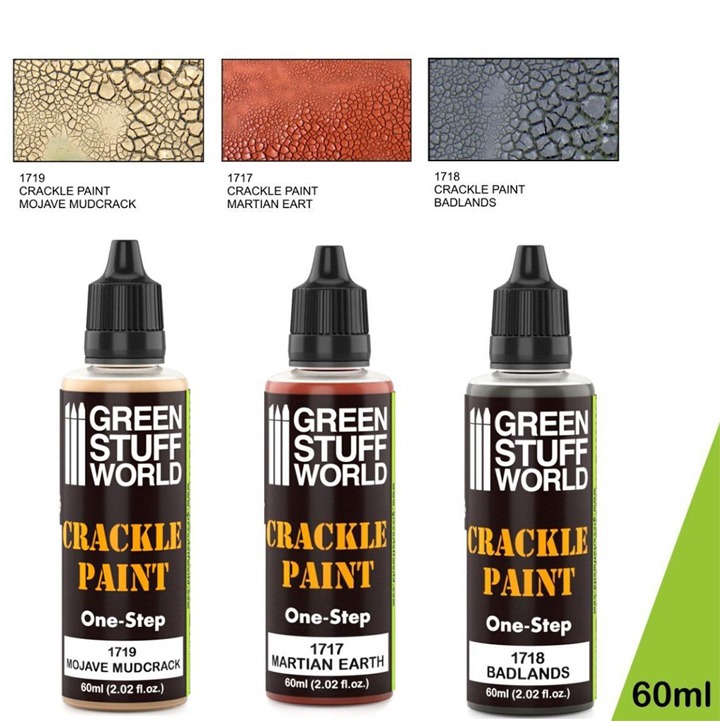 Crackle Paint 60ml - Mojave Mudcrack / Badlands / Martian Earth (Green  Stuff World), Hobbies & Toys, Toys & Games on Carousell