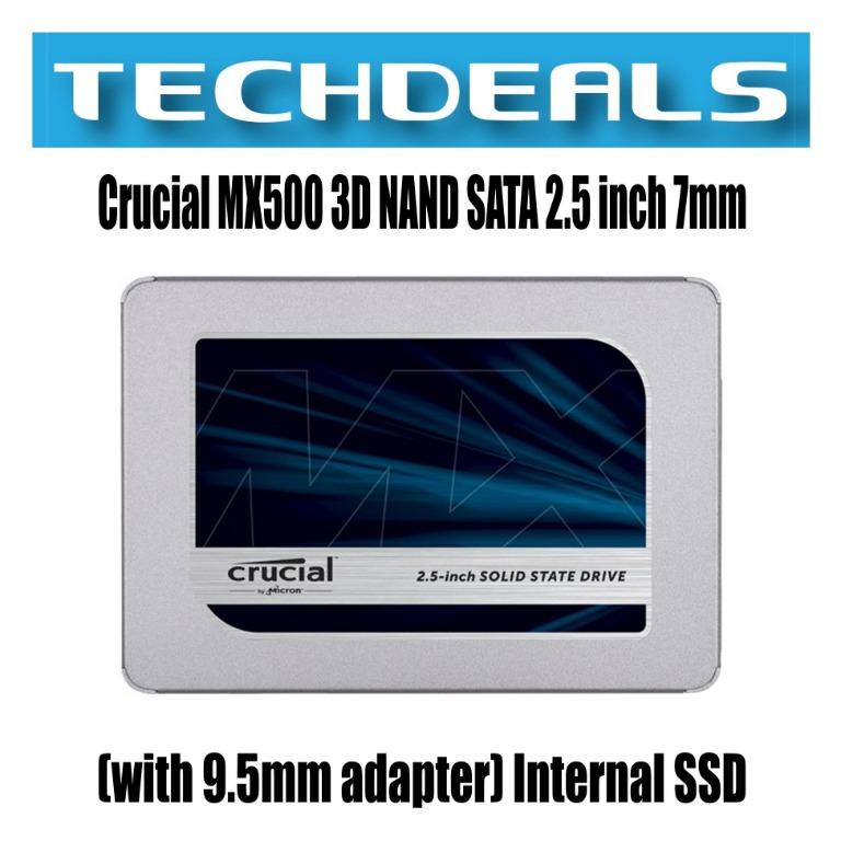 Crucial MX500 1TB 3D NAND SATA 2.5 Inch Internal SSD up to 560MBs ...