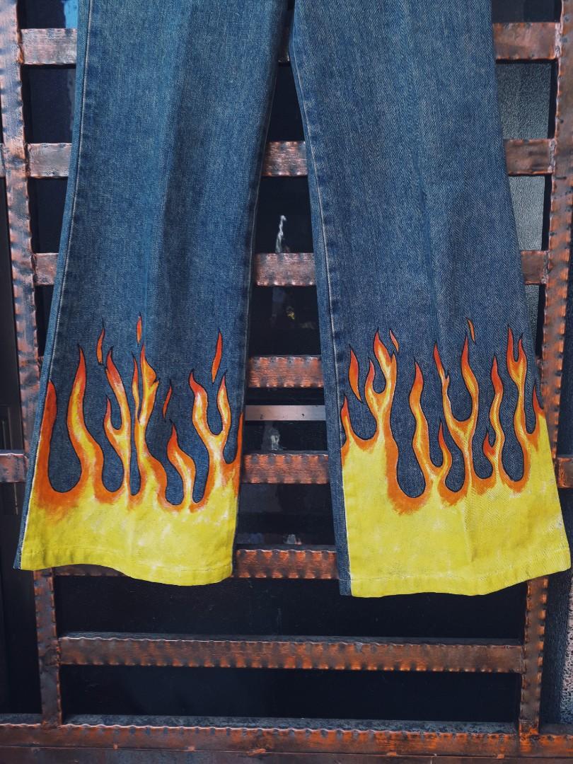 Flame flare pants discount
