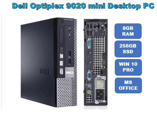 Dell Optiplex 90 Micro Desktop Pc Slim Type Intel Core I5 4th Gen 8gb Ram 256gb Ssd Windows 10 Pro Ms Office 19 Electronics Computers Desktops On Carousell