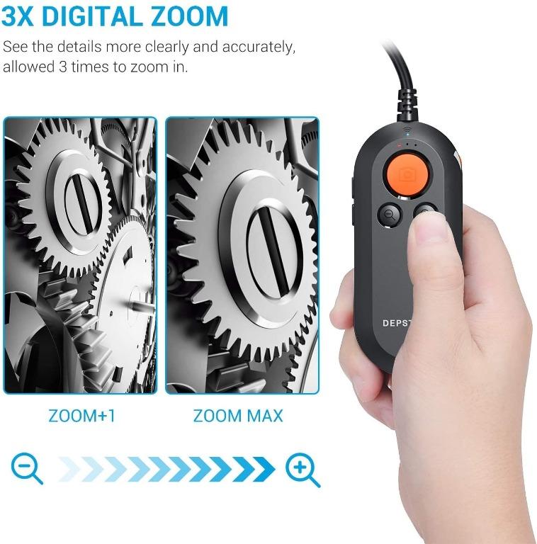 DEPSTECH Premium WiFi 5MP 1944P UHD Endoscope Inspection Camera for IOS ...