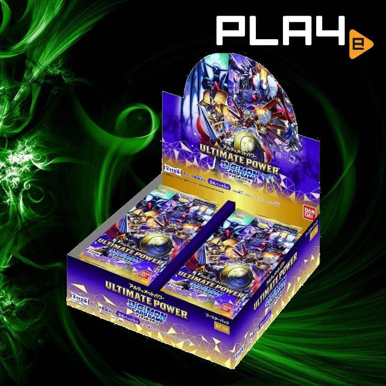 Digimon Card Game BT-02 Ultimate Power Booster (7061769) BN, Hobbies ...