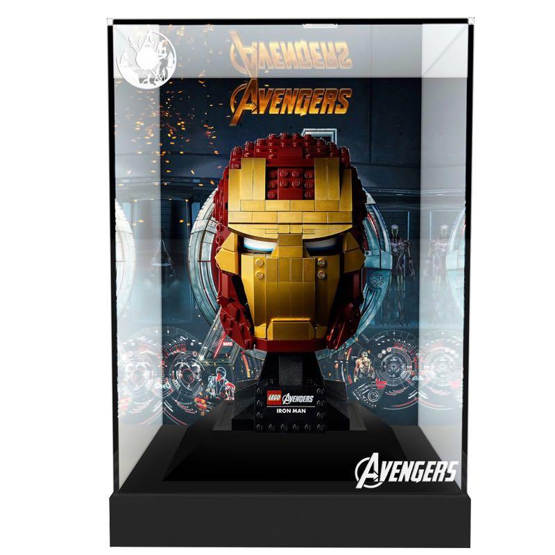 Display Case For Lego Iron Man Helmet Toys Games Bricks Figurines On Carousell