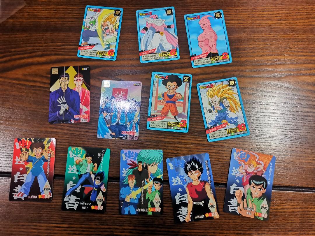 Dragon Ball Z Samurai X Yuyu Hakusho Carddass Authentic Hobbies Toys Toys Games On Carousell