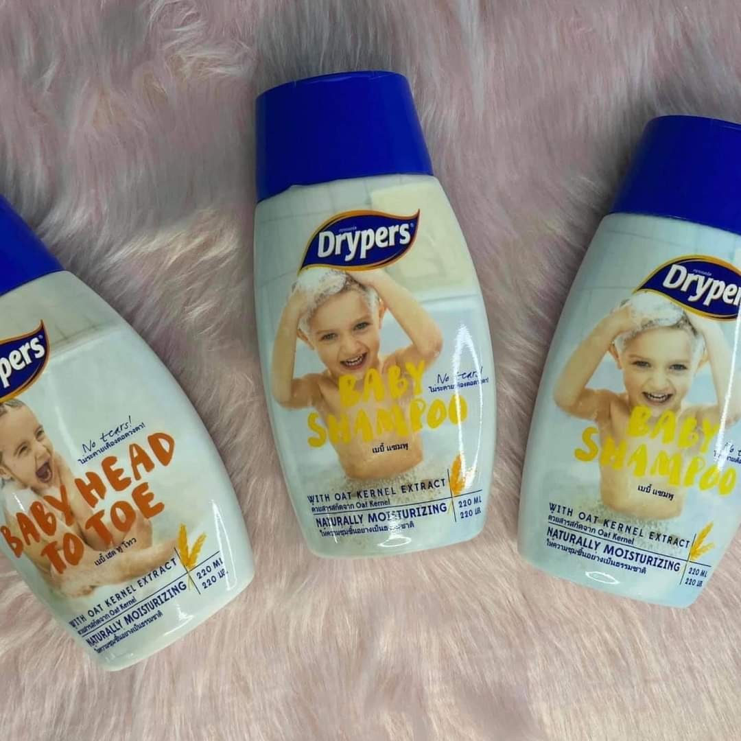 drypers head to toe wash