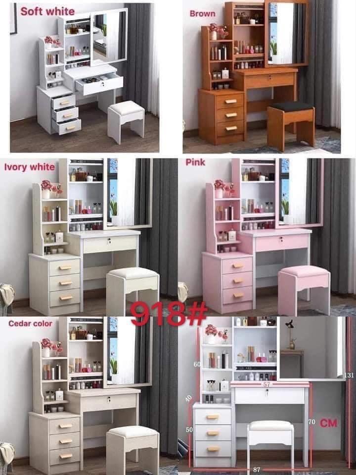 European Dresser Multifunctional Vanity, Dresser Vanity Combo Bedroom Set