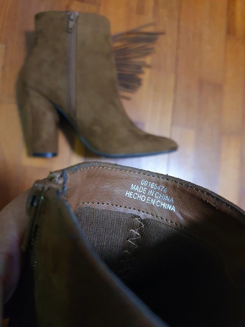 Fringe booties forever clearance 21