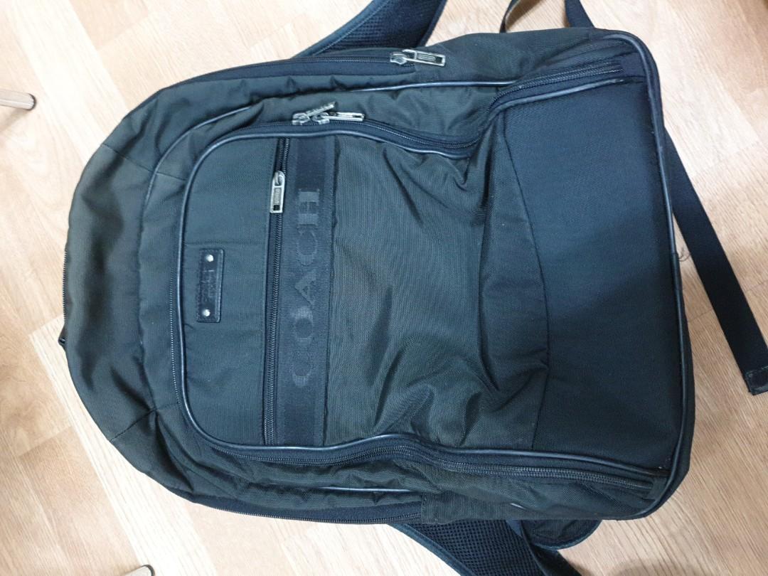 coach laptop backpack