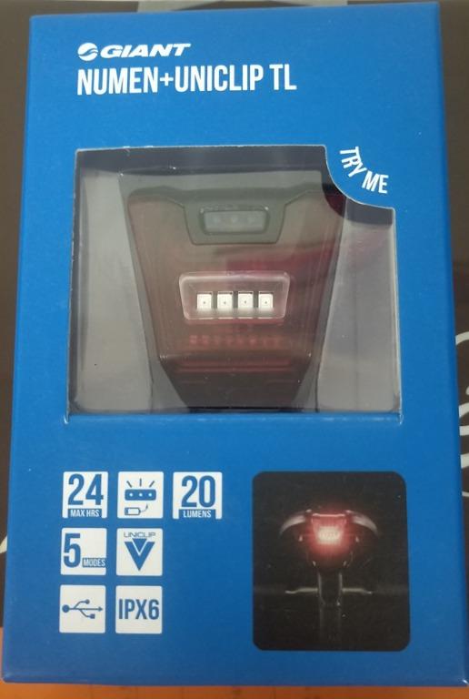 Giant Numen TL Uniclip Tail Light Blinker USB Rechargeable