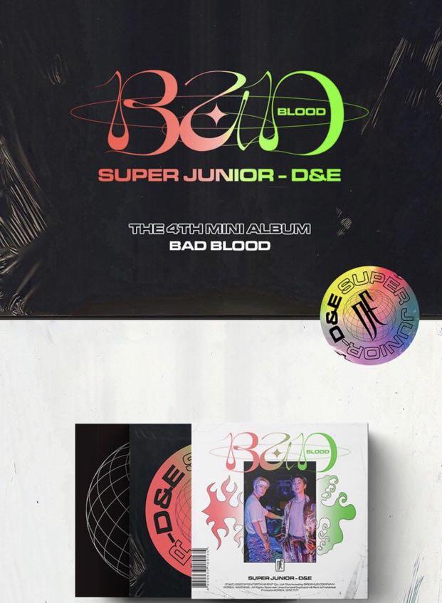 Go Super Junior D E Donghae Eunhyuk Bad Blood Album Entertainment K Wave On Carousell