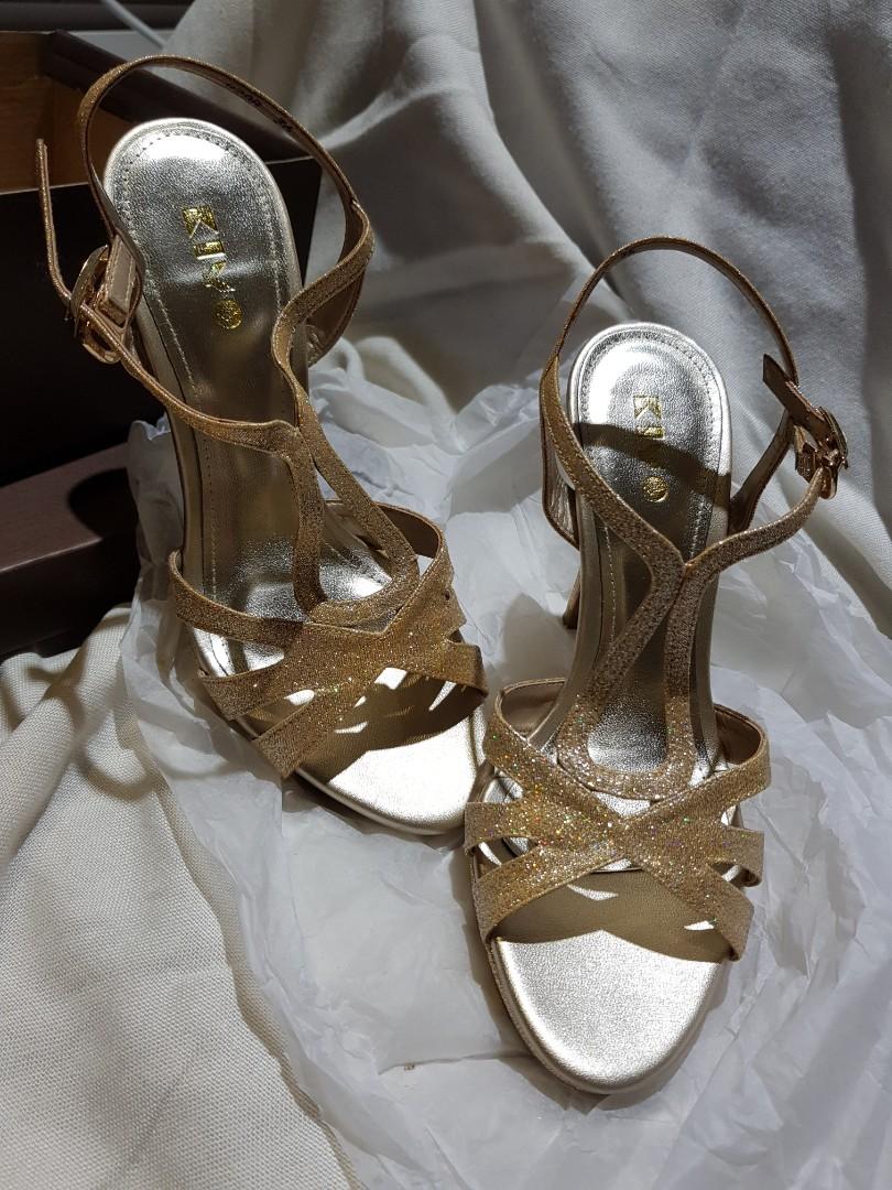 sparkle sandal heels