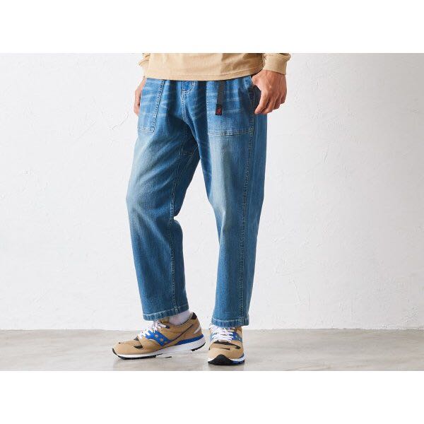 Gramicci denim loose tapered pants [not