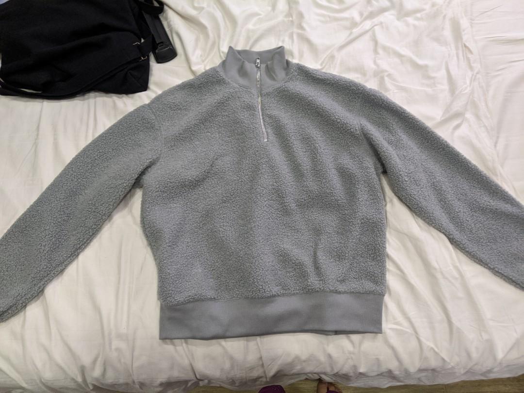 fuzzy bear sweater
