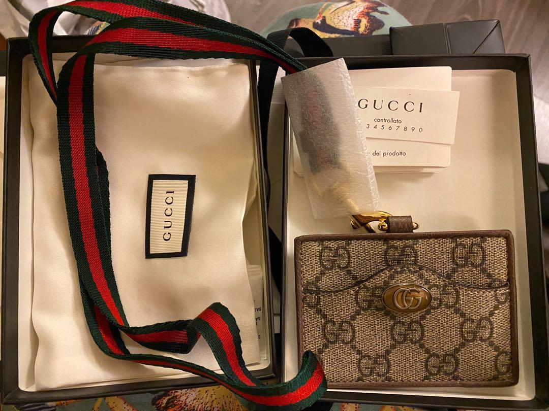 全新gucci證件橫向識別證帶 Moon 名牌精品 精品配件在旋轉拍賣