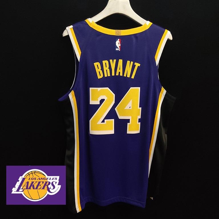 Iconic La Lakers Black Mamba Kobe Bryant Purple Authentic Jersey Sports Athletic Sports Clothing On Carousell