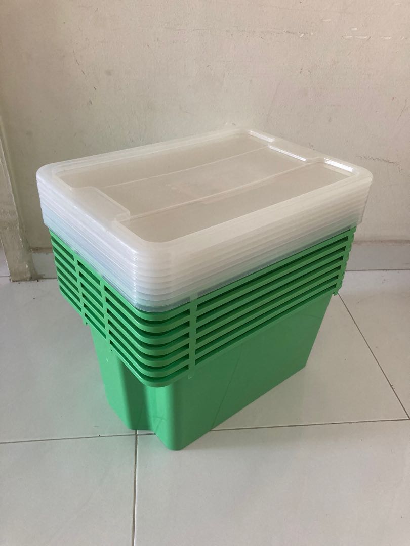 IKEA plastic Storage Box samla, Furniture & Home Living, Home