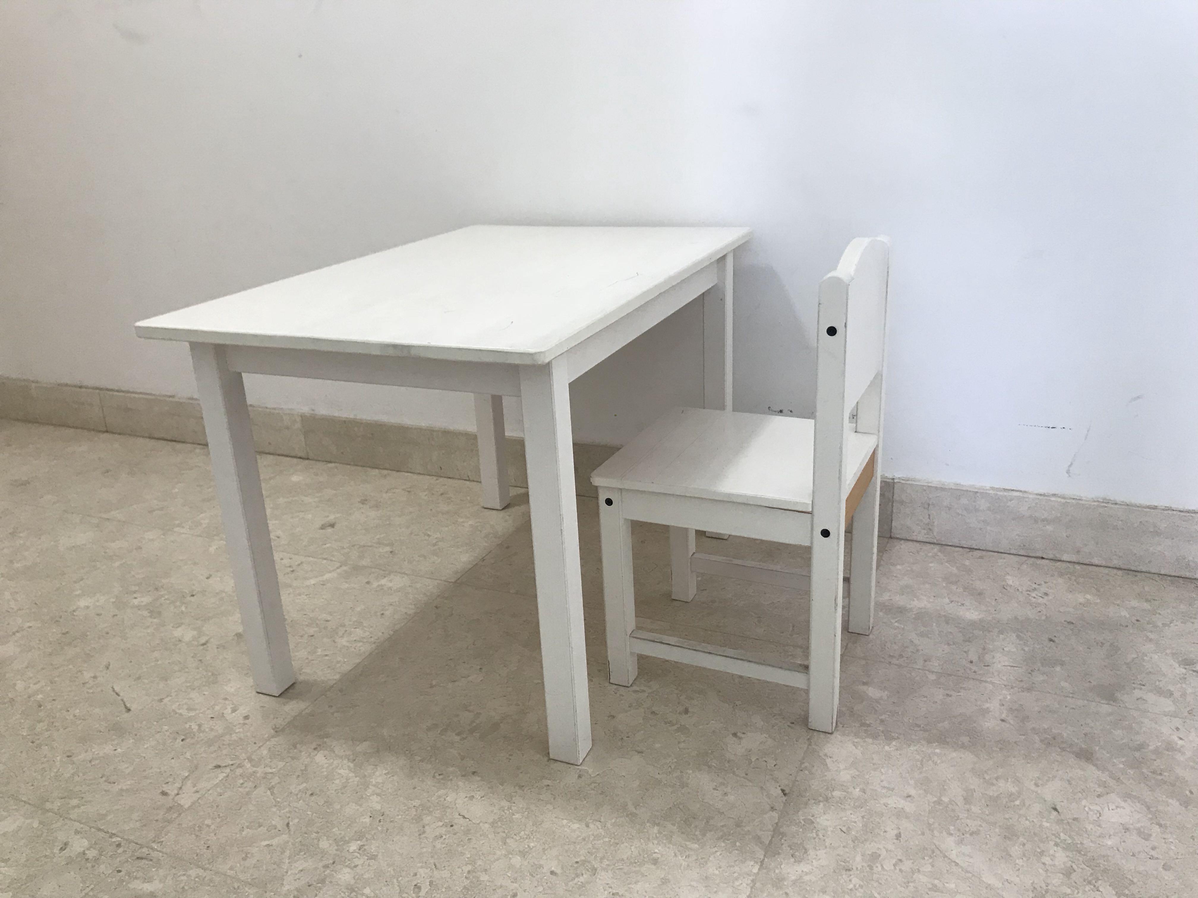 Ikea Small Table And Chair For Kids Furniture Tables Chairs On Carousell