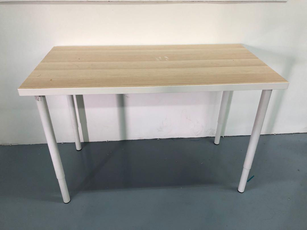 IKEA table with removable and adjustable legs, Furniture, Tables