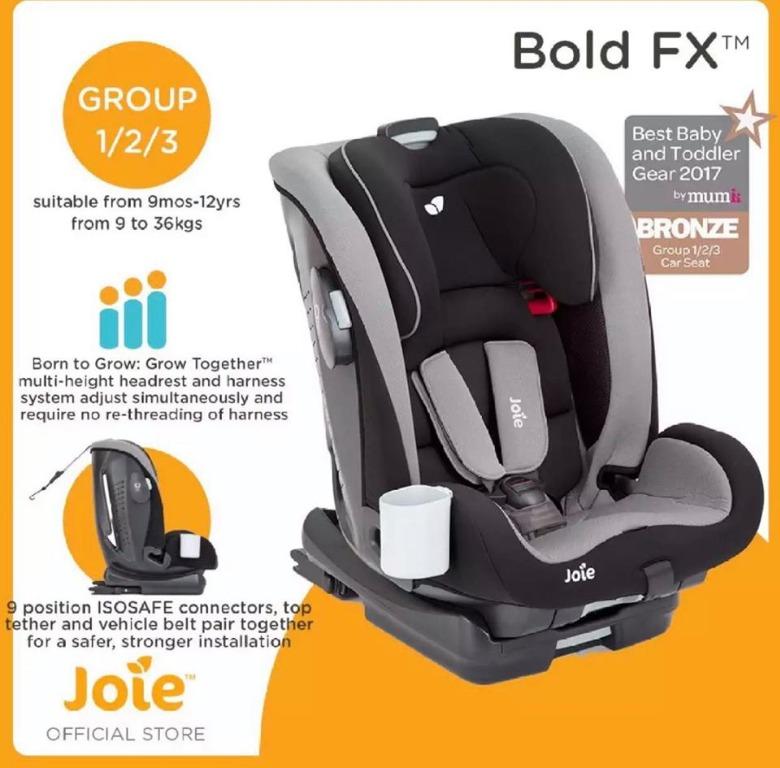Joie Bold R 1 2 3 Car Seat Ember joie bold intansify