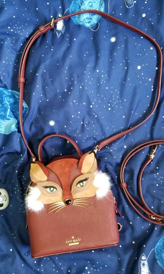 Kate spade fox backpack clearance