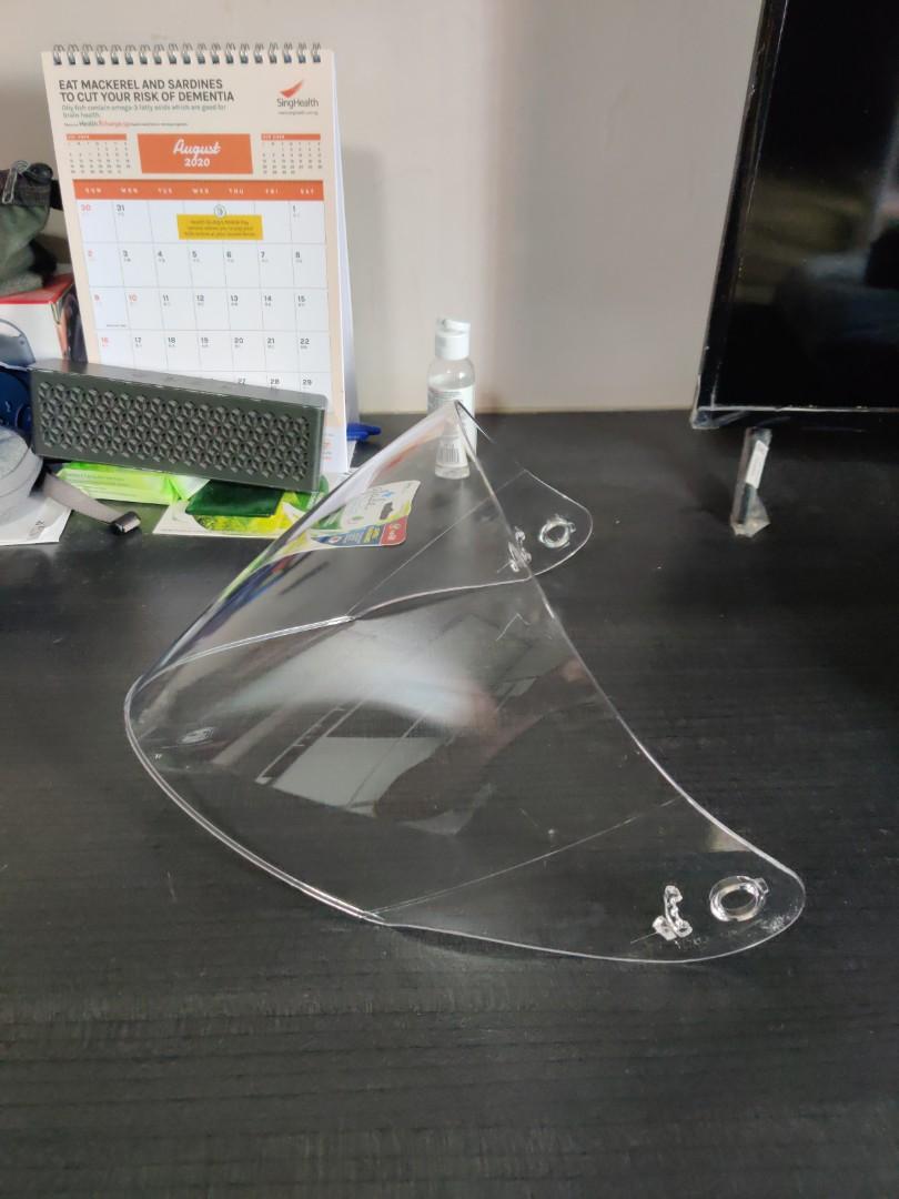 KYT Venom Clear Visor, Motorcycles, Motorcycle Accessories on Carousell