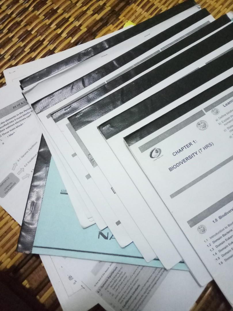 Lecture Notes Biology And Chemistry Textbooks On Carousell