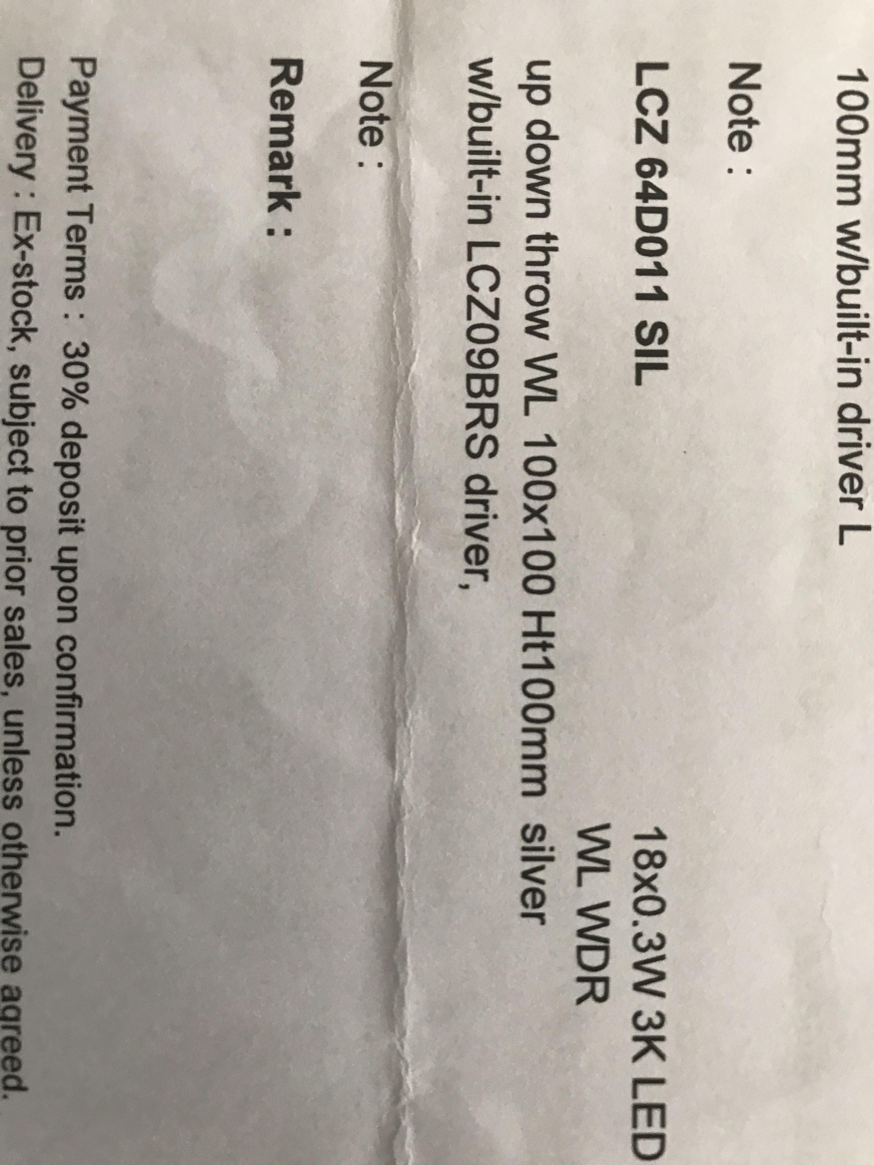 LED up down throw wall light, Everything Else on Carousell