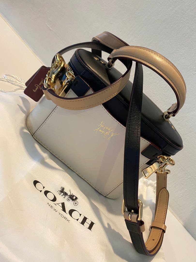 Coach x selena shop gomez colorblock trail bag
