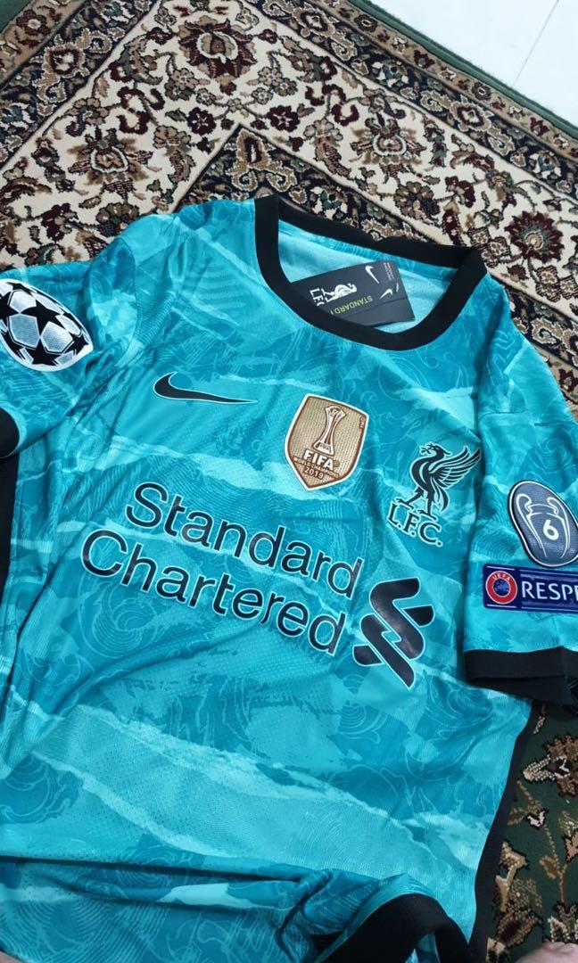 Liverpool 20 21 Away Vapor Kit Sports Sports Apparel On Carousell
