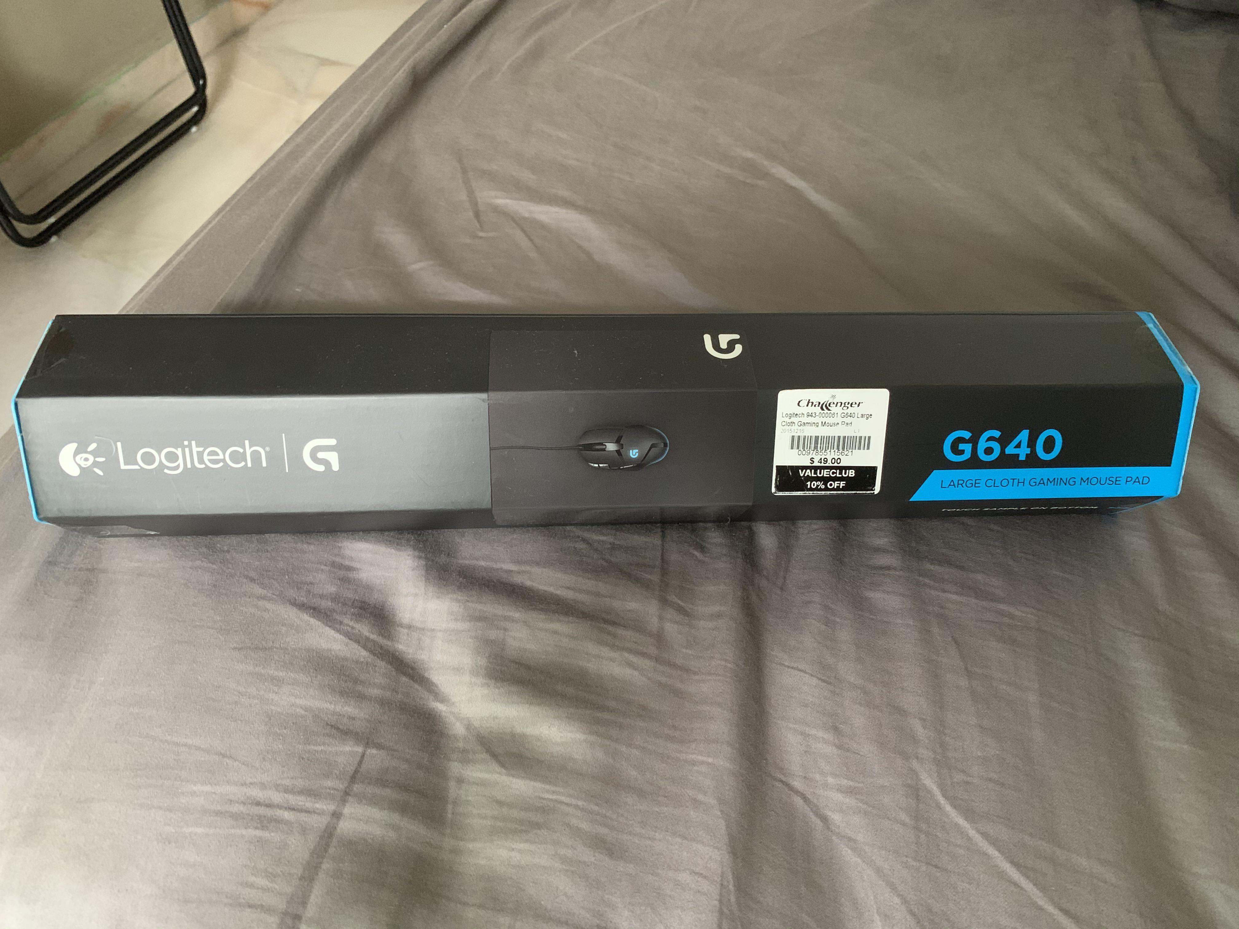Logitech G640 Large Cloth Gaming Mouse Padp Electronics Computer Parts Accessories On Carousell