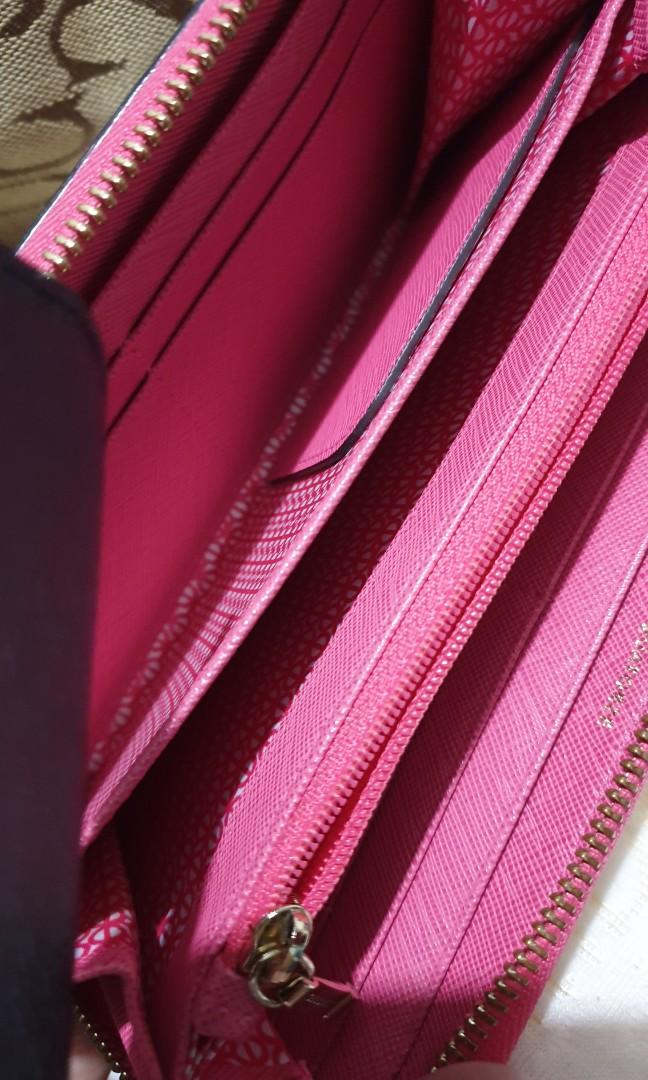 LOUIS QUATORZE Bifold Wallet - Fuchsia Pink on Garmentory