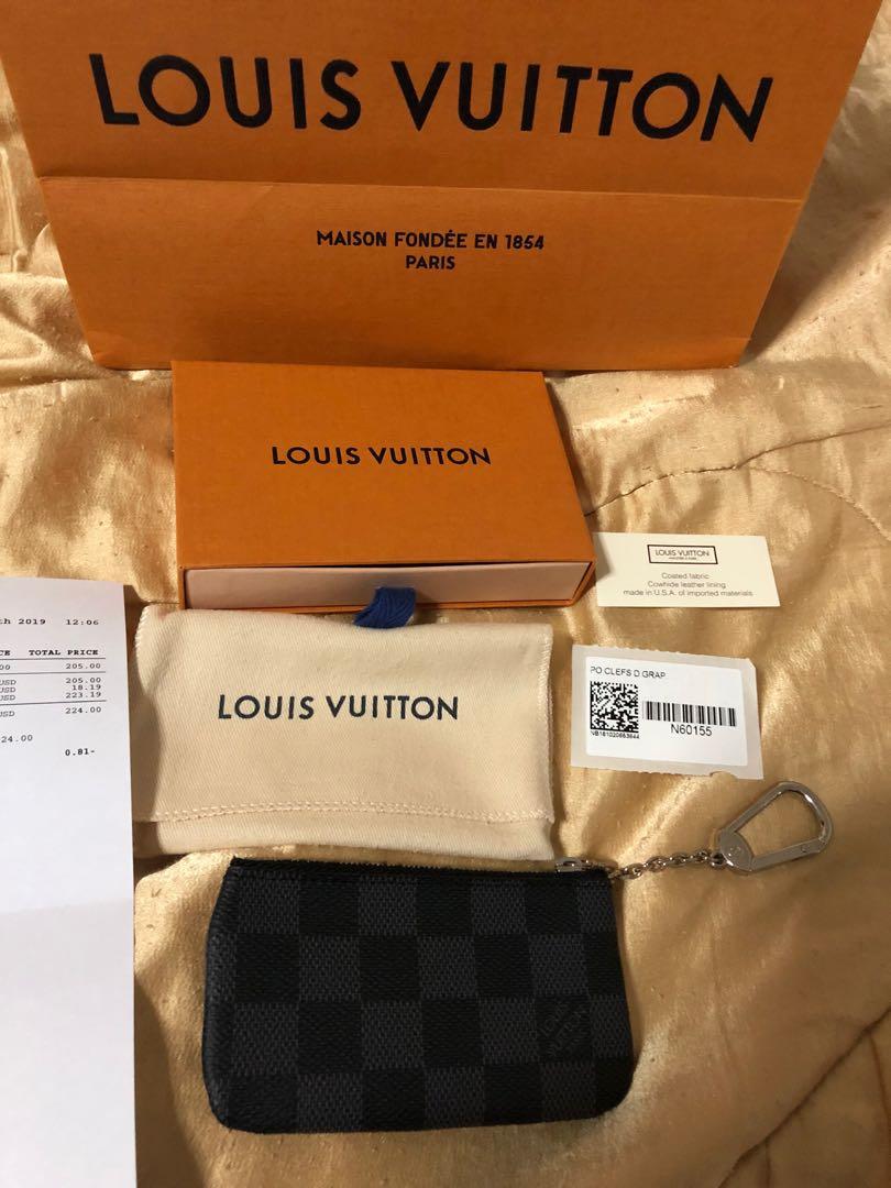 Louis Vuitton Damier Graphite Key Pouch  Recent Price Increases + Review 