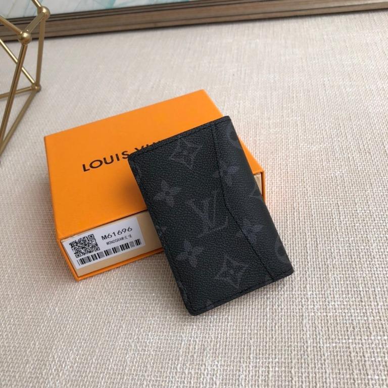 Louis Vuitton Pocket Organizer Monogram Eclipse Gaston Label