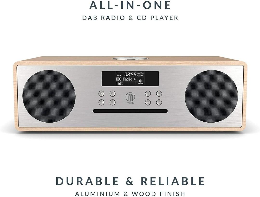 Majority Oakington DAB/DAB+ Digital FM Radio Bluetooth Wireless CD