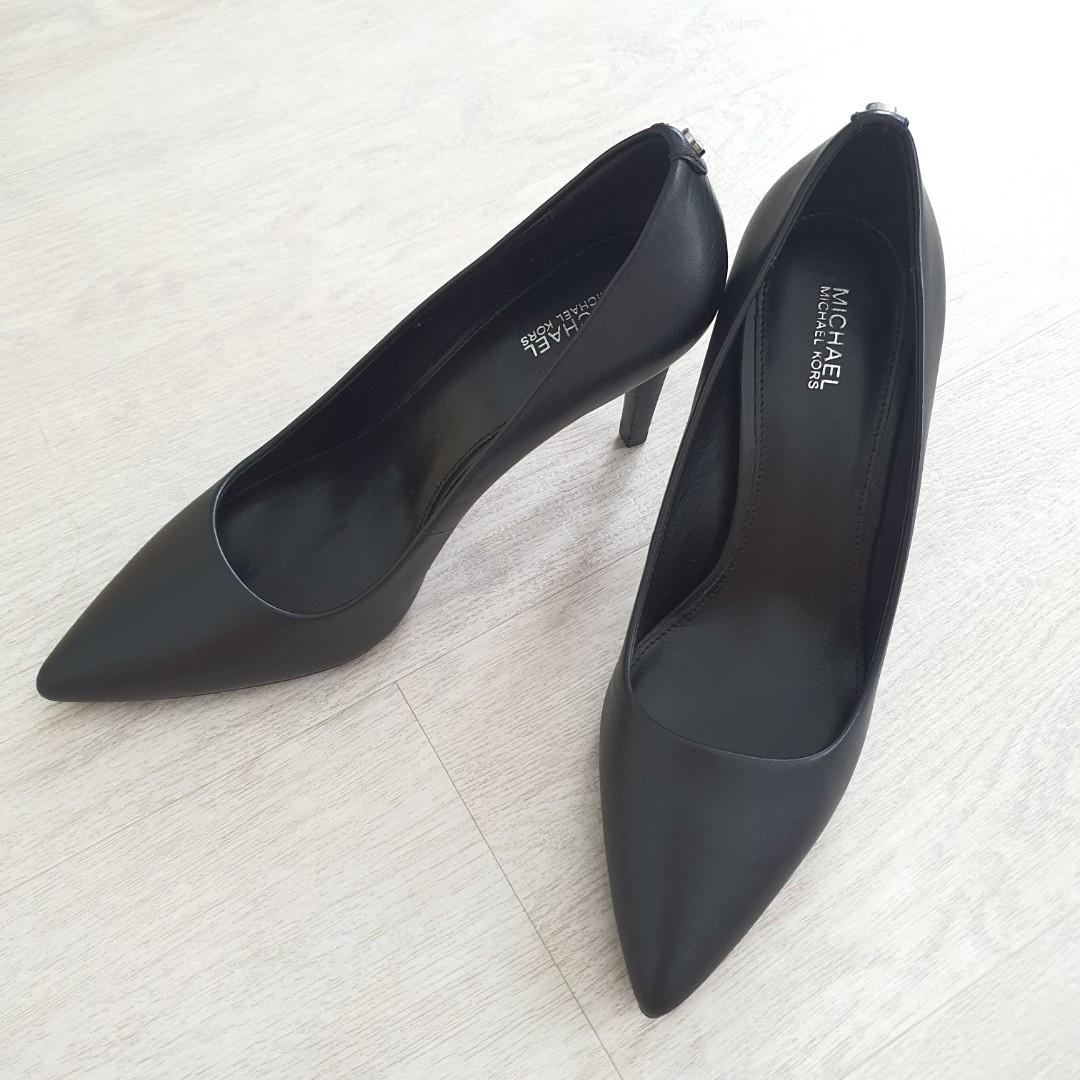 classic black high heels