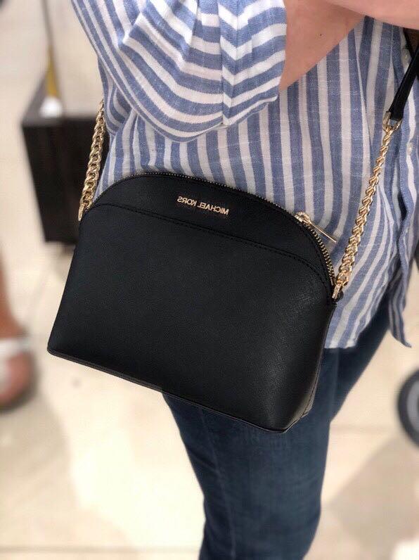 Michael Kors Emmy Dome Crossbody Bag, Women's Fashion, Bags & Wallets,  Purses & Pouches on Carousell