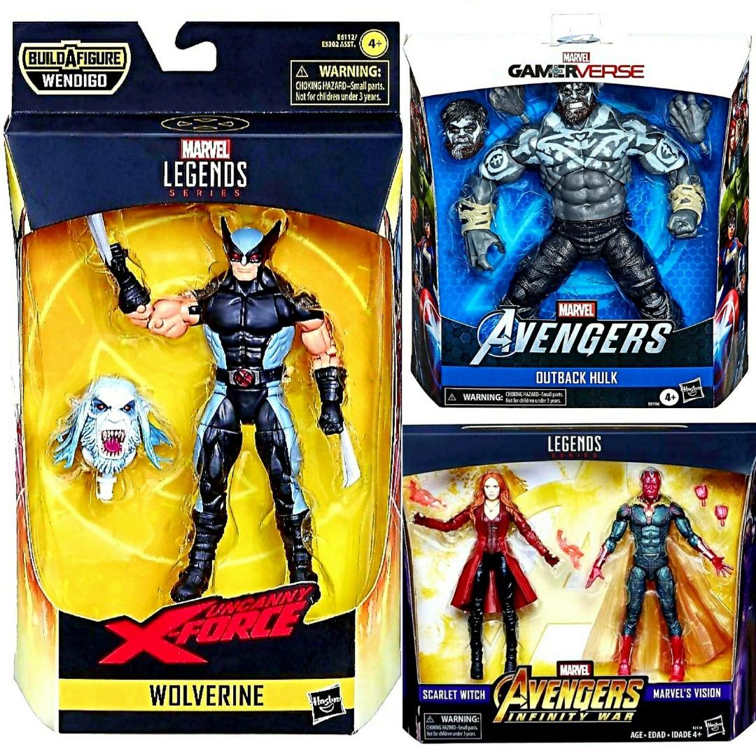 MISB Marvel Legends Scarlet Witch Vision Avengers Infinity War