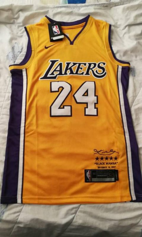 Nba Kobe Bryant Lakers Limited Edition Jersey Black Mamba Original Sports Athletic Sports Clothing On Carousell