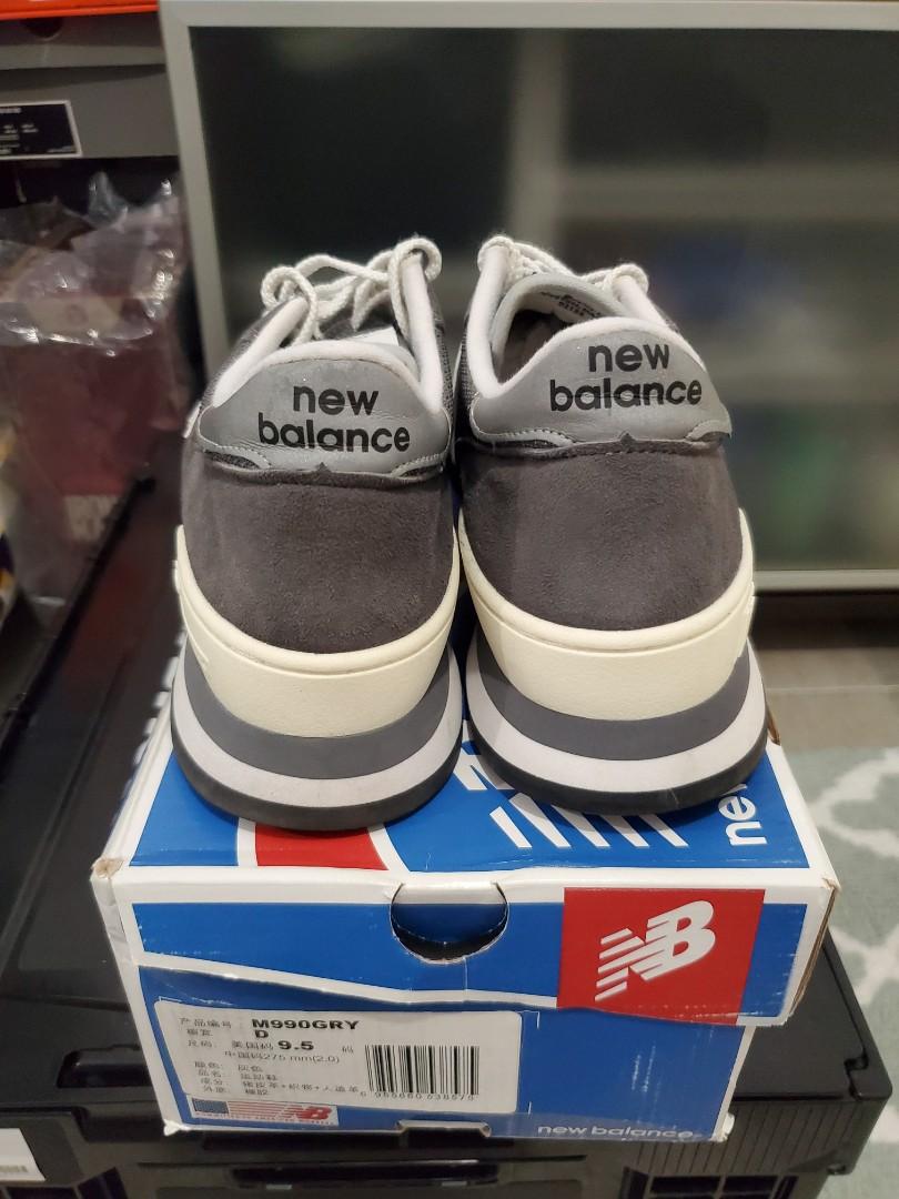 New balance 990 V1 wtaps hoka mihara acg cdg salomon tnf visvim, 男裝, 男裝鞋 Carousell