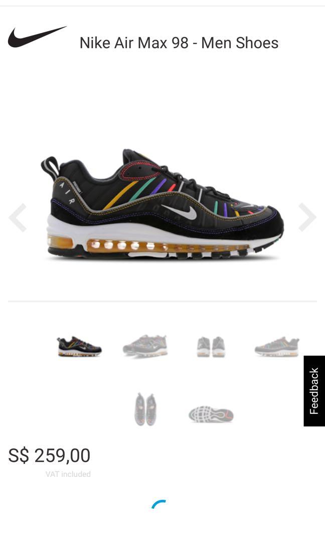 Nike Air max 98 Premium Martin Men s Fashion Footwear