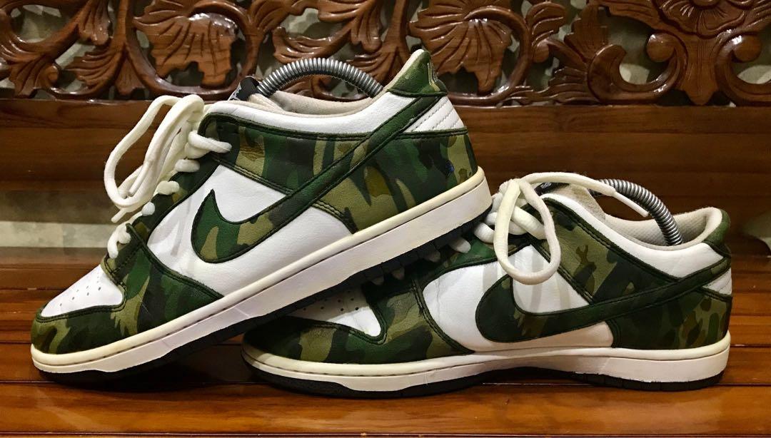 Dunk low sb store pro camo green