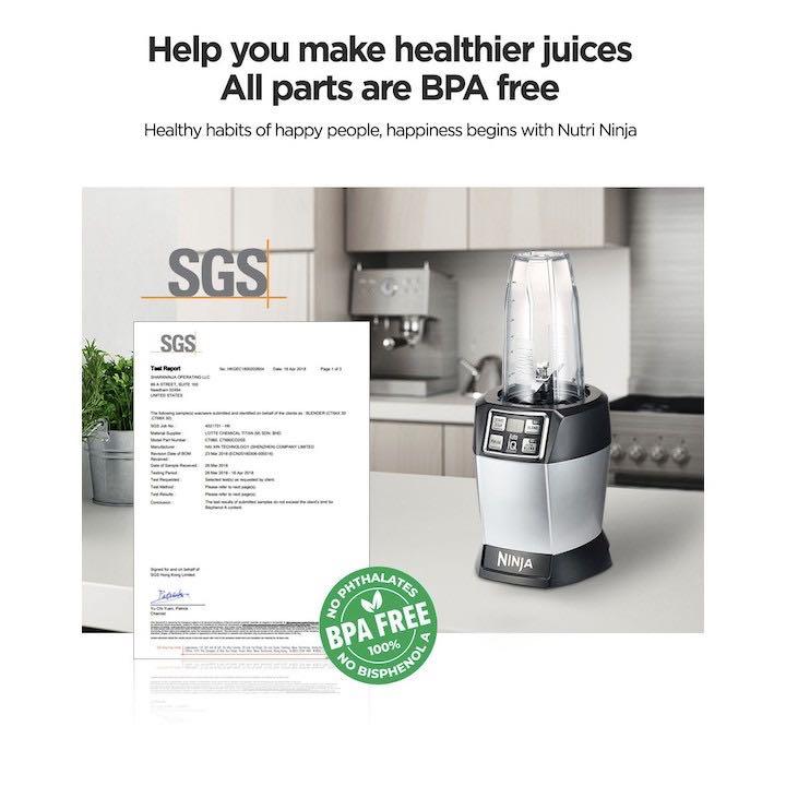 Ninja Blender AutoIQ Blender Nutrient Extraction 1000W (BL480), TV