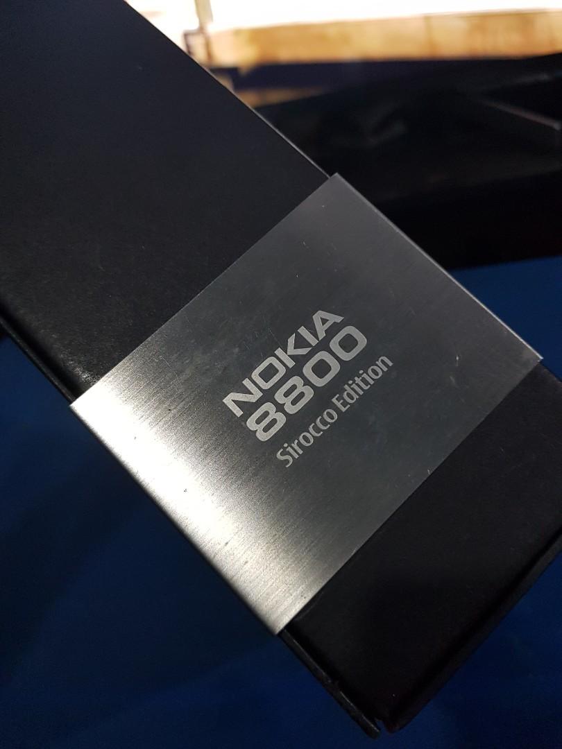 Nokia 8800 Sirocco (Category: Android Others) located in Quezon City. Submitted by jek017 (Listing ID 1031210403, Image 1). Description: Original Nokia box and handset but with slider problem.