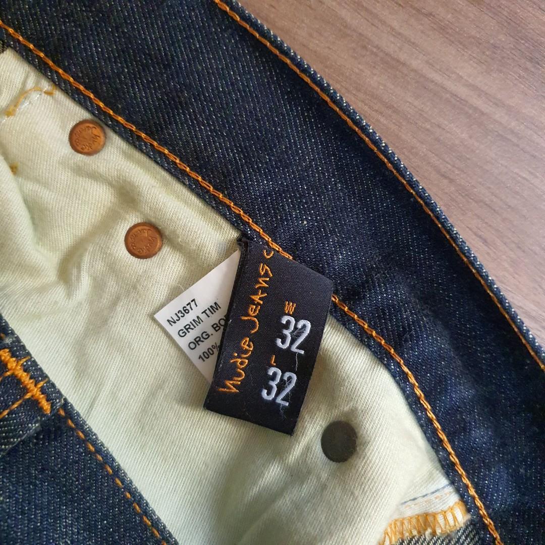 Nudie Grim Tim Organic Bob Rep Men S Fashion Clothes Bottoms On Carousell Nudie jeans • grim tim dry us selvage • one week in.