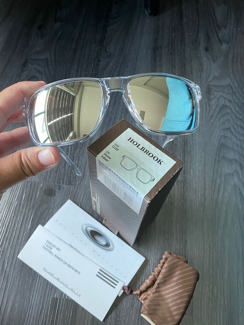 Oakley Holbrook Clear Chrome Iridium