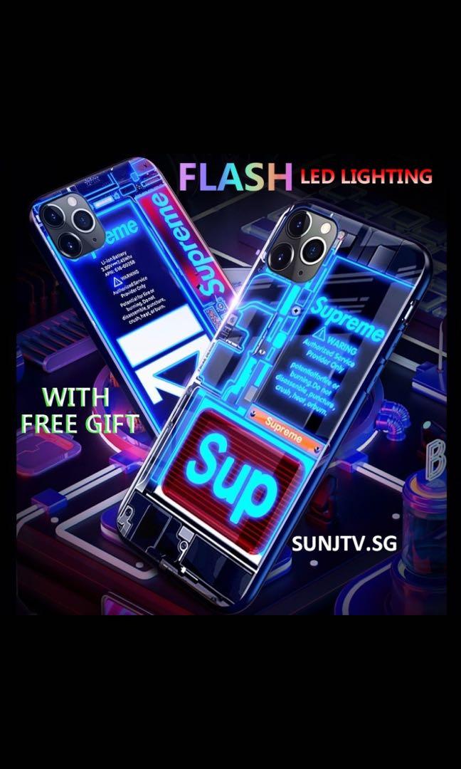 Offwhite/supreme case (Category: Cases & Sleeves) located in Singapore. Submitted by awxnshop (Listing ID 1031228034, Image 2). Description: LED FLASH Supreme iPhone Case Smart Voice Controlled LED Lighting Phone Cover For iPhone11 11Pro Max X Xs XR 7 8 7P 8P #Iphone 7 #Iphone 8 #Iphone X #Iphone XR #Iphone 11 #Iphone 11 pro #Iphone 11 pro max.