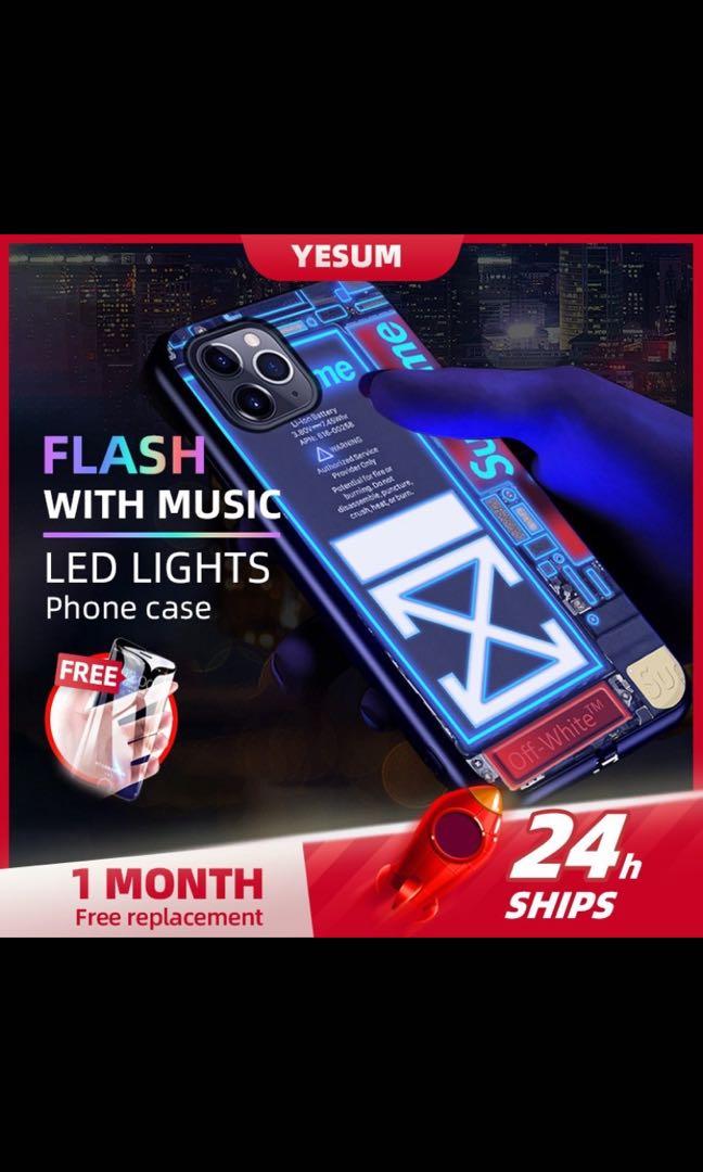 Offwhite/supreme case (Category: Cases & Sleeves) located in Singapore. Submitted by awxnshop (Listing ID 1031228034, Image 1). Description: LED FLASH Supreme iPhone Case Smart Voice Controlled LED Lighting Phone Cover For iPhone11 11Pro Max X Xs XR 7 8 7P 8P #Iphone 7 #Iphone 8 #Iphone X #Iphone XR #Iphone 11 #Iphone 11 pro #Iphone 11 pro max.
